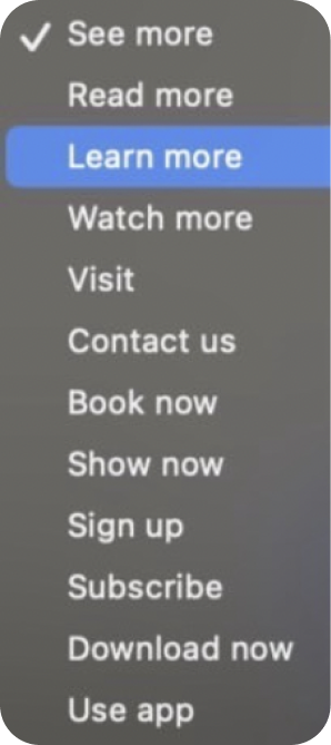 Call to action of
your interests
